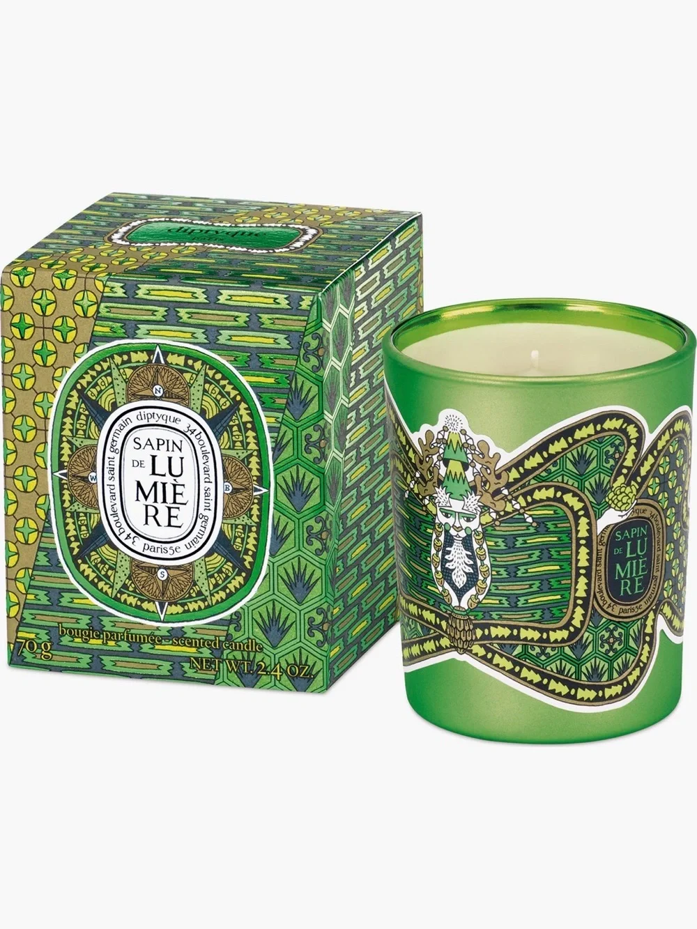 New/Sealed DIPTYQUE Limited Edition Sapin de Lumiere Holiday Candle 6.5oz